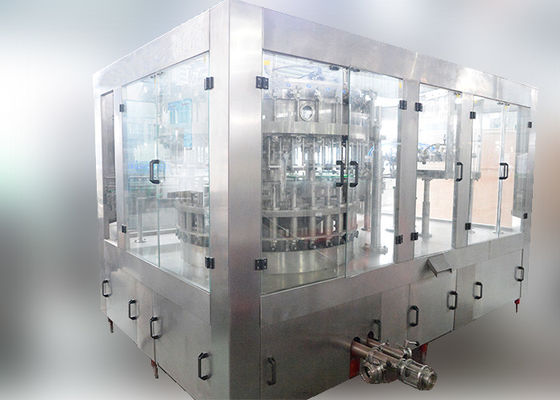 Máquina de engarrafamento exata alta da água mineral, máquina de engarrafamento automática da bebida do gás fornecedor