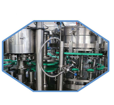 Máquina de enchimento da lata de bebida, máquina carbonatada automática completa do suco 2-1 fornecedor