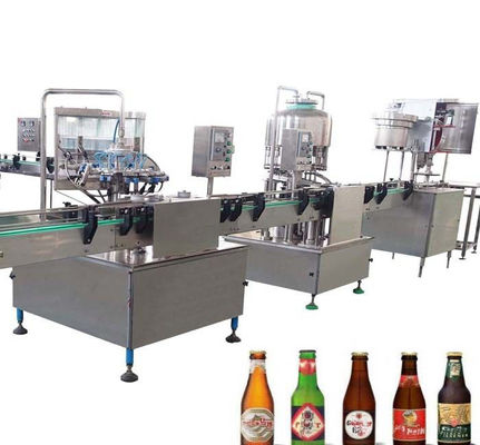 Máquina de enchimento carbonatada SS304 da bebida, máquina de enchimento pequena da cerveja do Tpe de Splity fornecedor