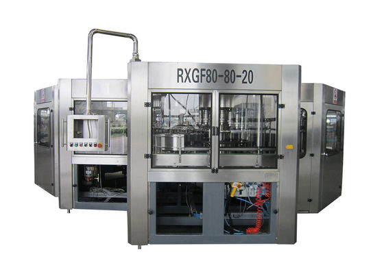 Equipamento de engarrafamento carbonatado 3 da bebida em 1 enchimento Monoblock fornecedor
