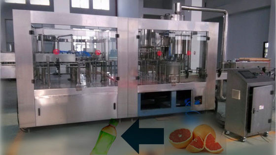 máquina de enchimento da linha enchimento de enxaguadela automático e tampar do suco 5000BPH fornecedor